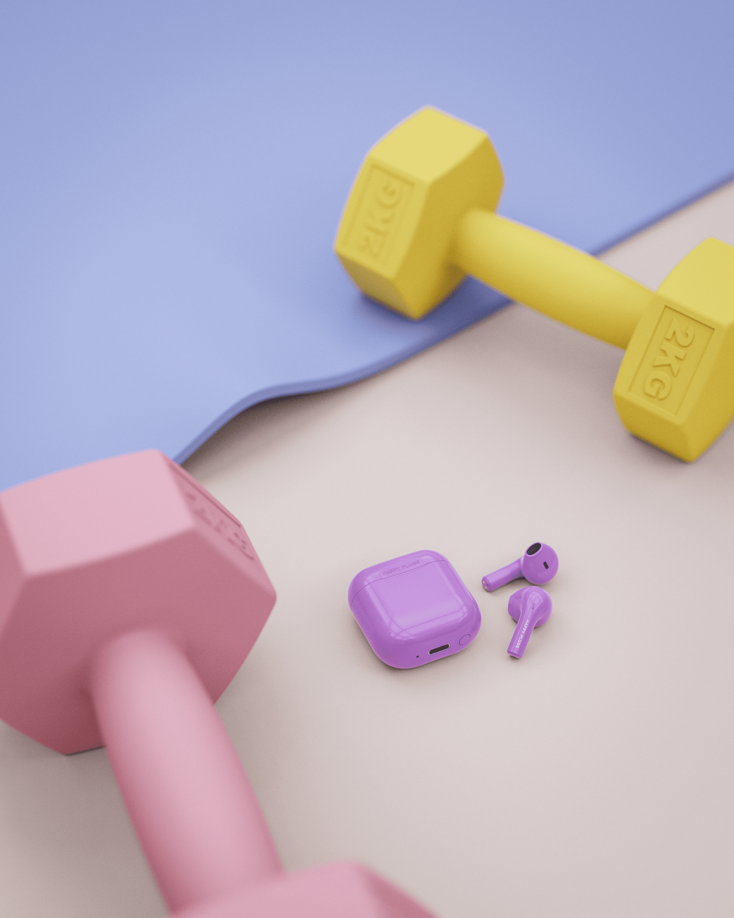 Happy Plugs Joy True Wireless - Purple 02
