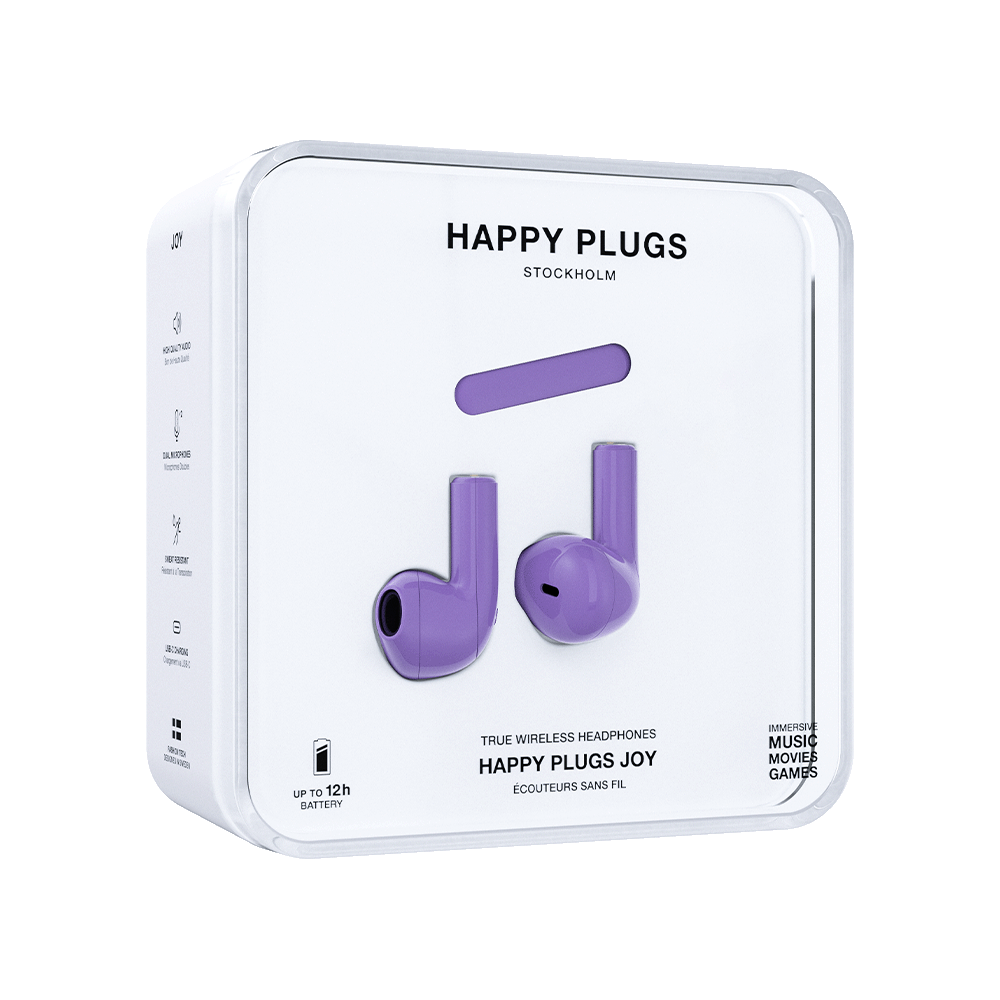 Happy Plugs Joy True Wireless - Purple 12