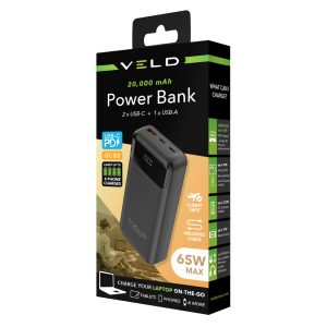 VPB2065B – 20,000 mAh POWER BANK – 65W