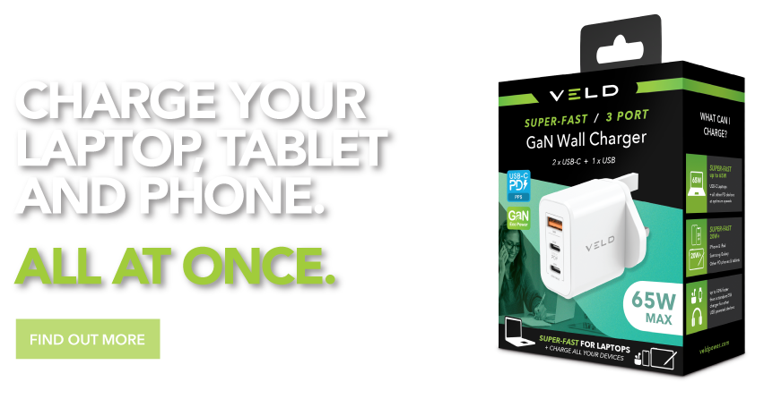 Charge your laptop, tablet and phone. All at once.