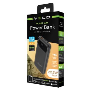 VPB1022B - 10,000mAh POWER BANK - 22.5W