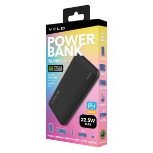 VEPB1022B - ESSENTIAL 10,000mAh POWER BANK - 22.5W